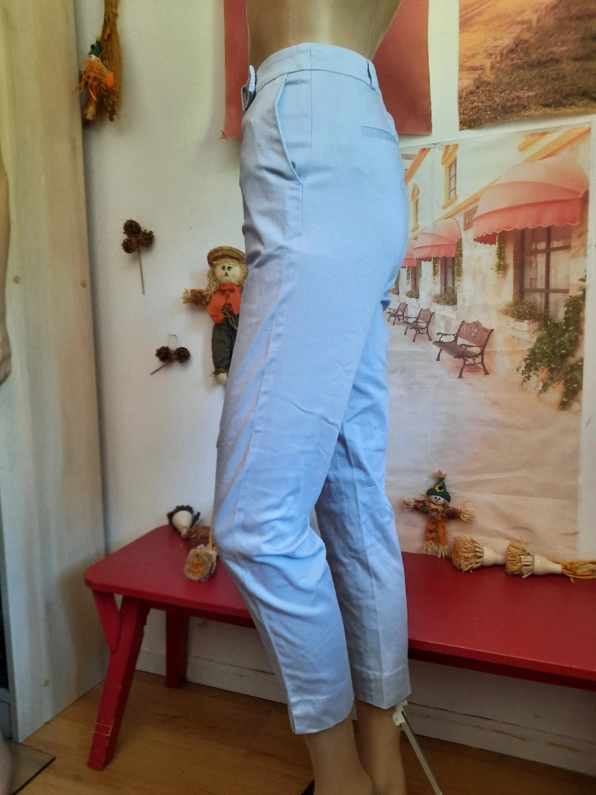 🥀Pantacourt en algodón, mujer Talla 38. Marca 1.2.3 Paris. – photo 2